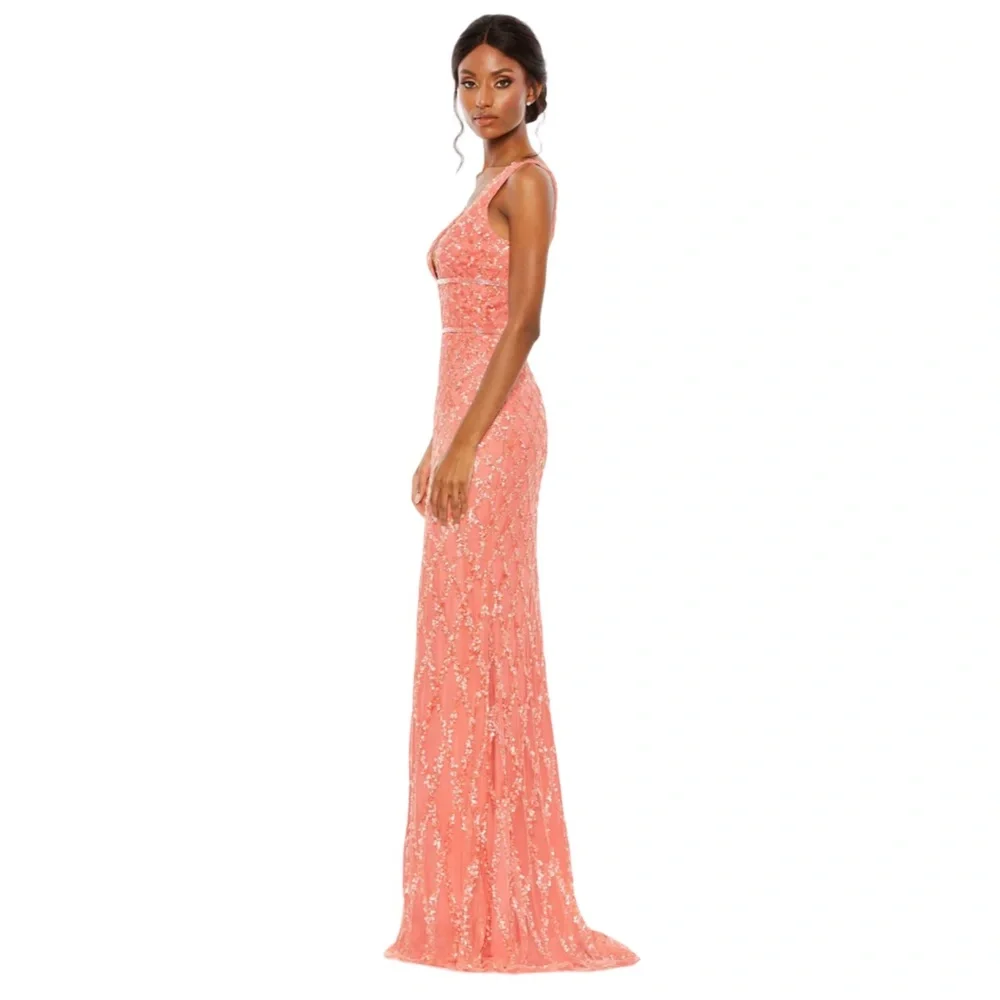 Mac Duggal Coral Sequin Formal Gown - Picture 2 of 11